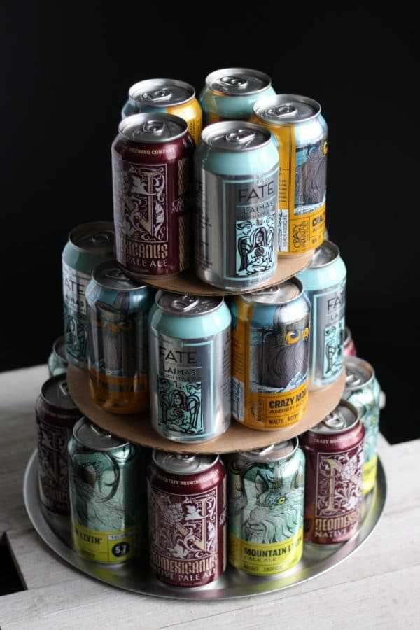 Craft Beer Cake third layer