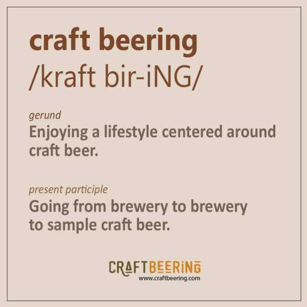 Craft Beering Definition