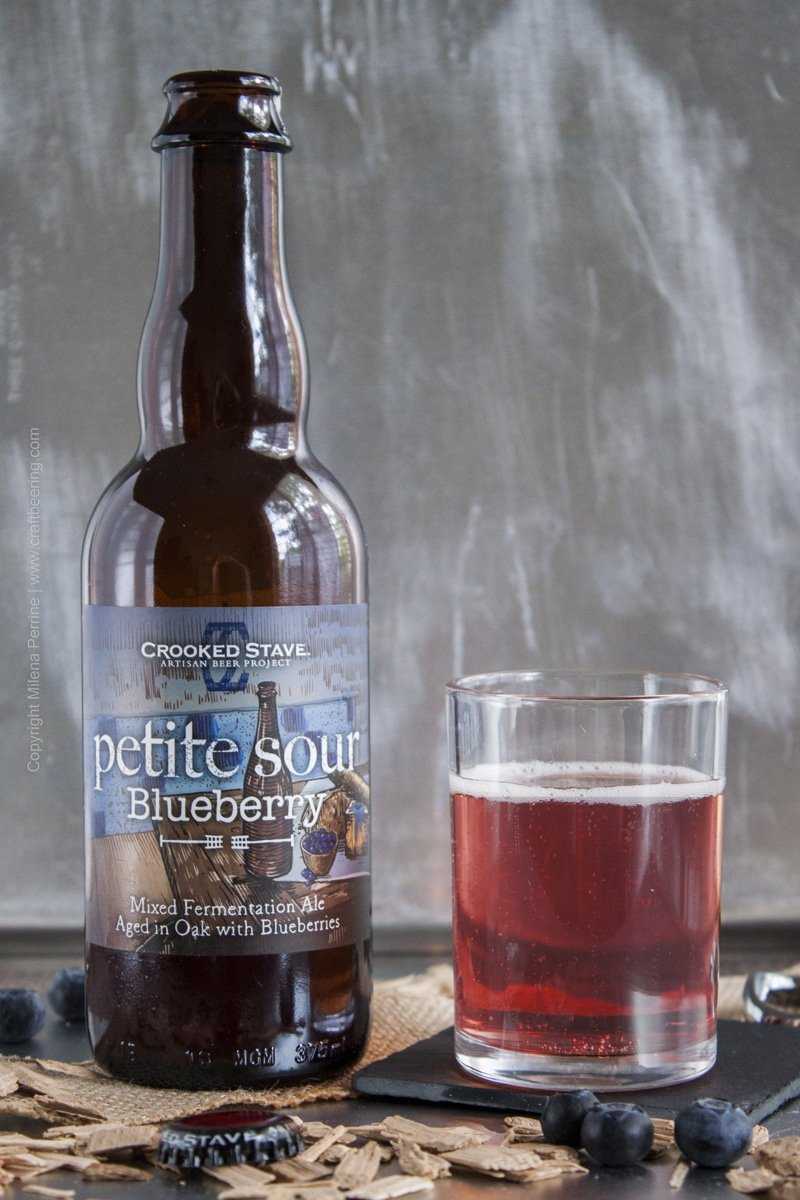 Crooked Stave Petite Sour Blueberry Mixed Fermentation Ale