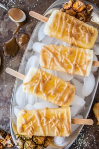 Pineapple IPA Popsicles (with Hops Salted Caramel Drizzle)
