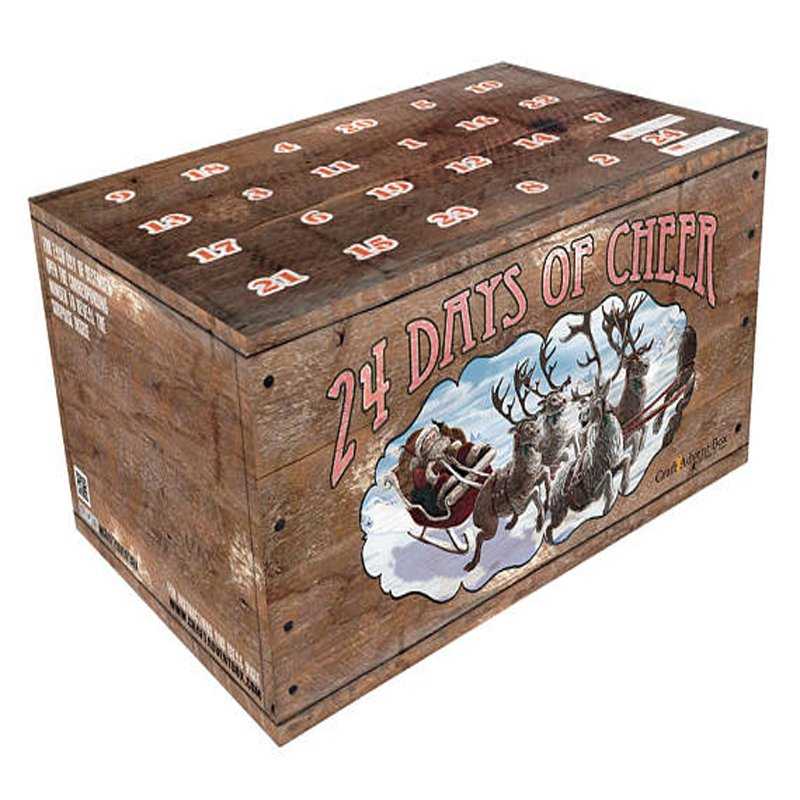 Pre-made box option for DIY craft beer advent calendar 