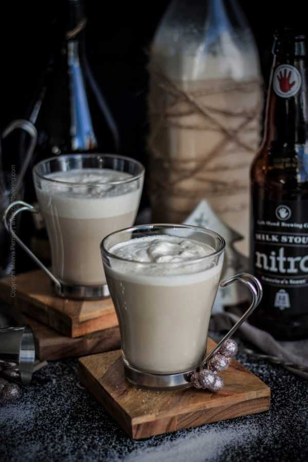 Beer nog with stout and Irish Cream #beernog #eggnog #stout #beercocktail