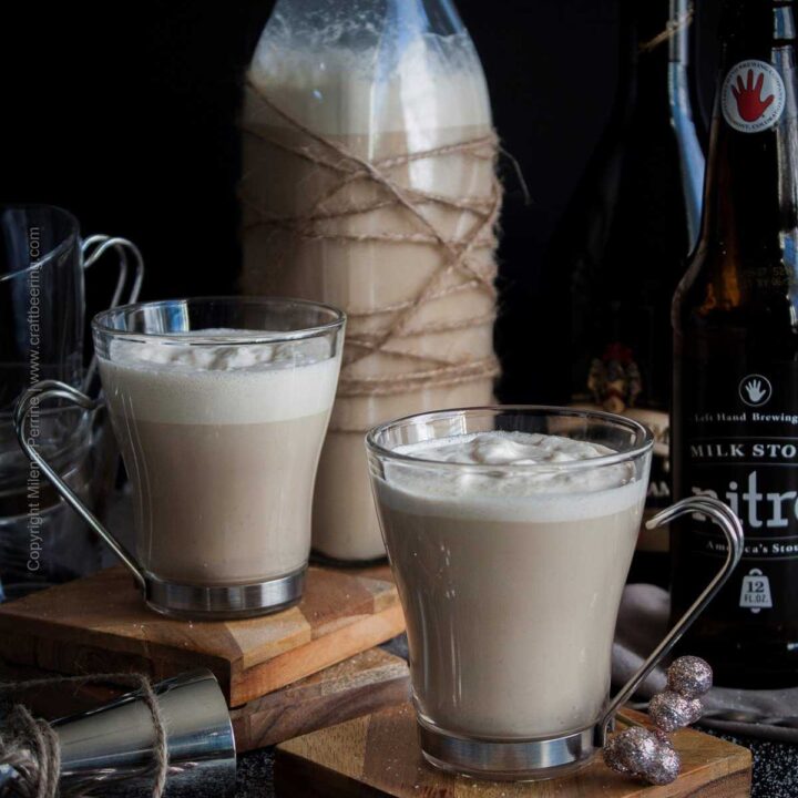 Beer nog with stout and Irish cream. The best! #beernog #beereggnog #eggnog #stouteggnog #irishcreamnog