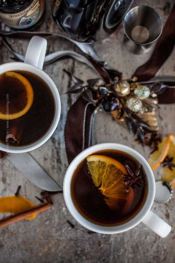 Mulled ale with English Christmas ale and brandy #mulledale #mulledalerecipe
