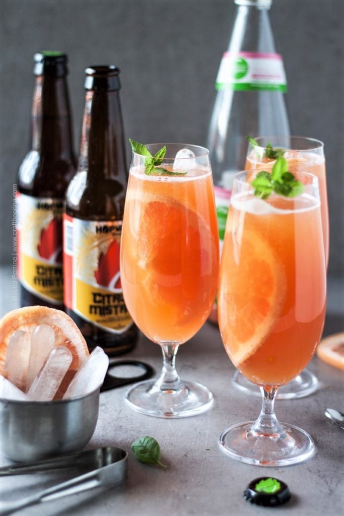 Grapefruit Beer Shandy A Refreshing Summer Craft Beer Cocktail
