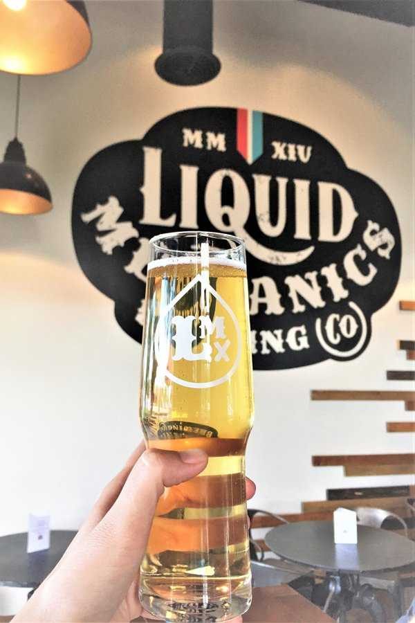 Liquid Mechanics Kolsch style ale. 