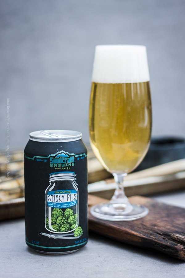 Herbal fresh Noble hops Pilsner pairs great with lamb.