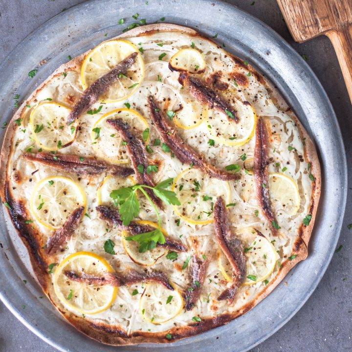 Anchovies on Pizza - Two Ways
