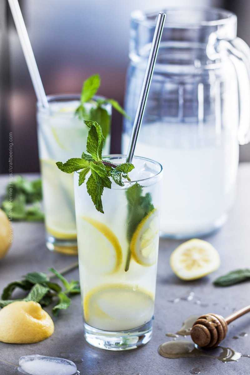Lemon barley water