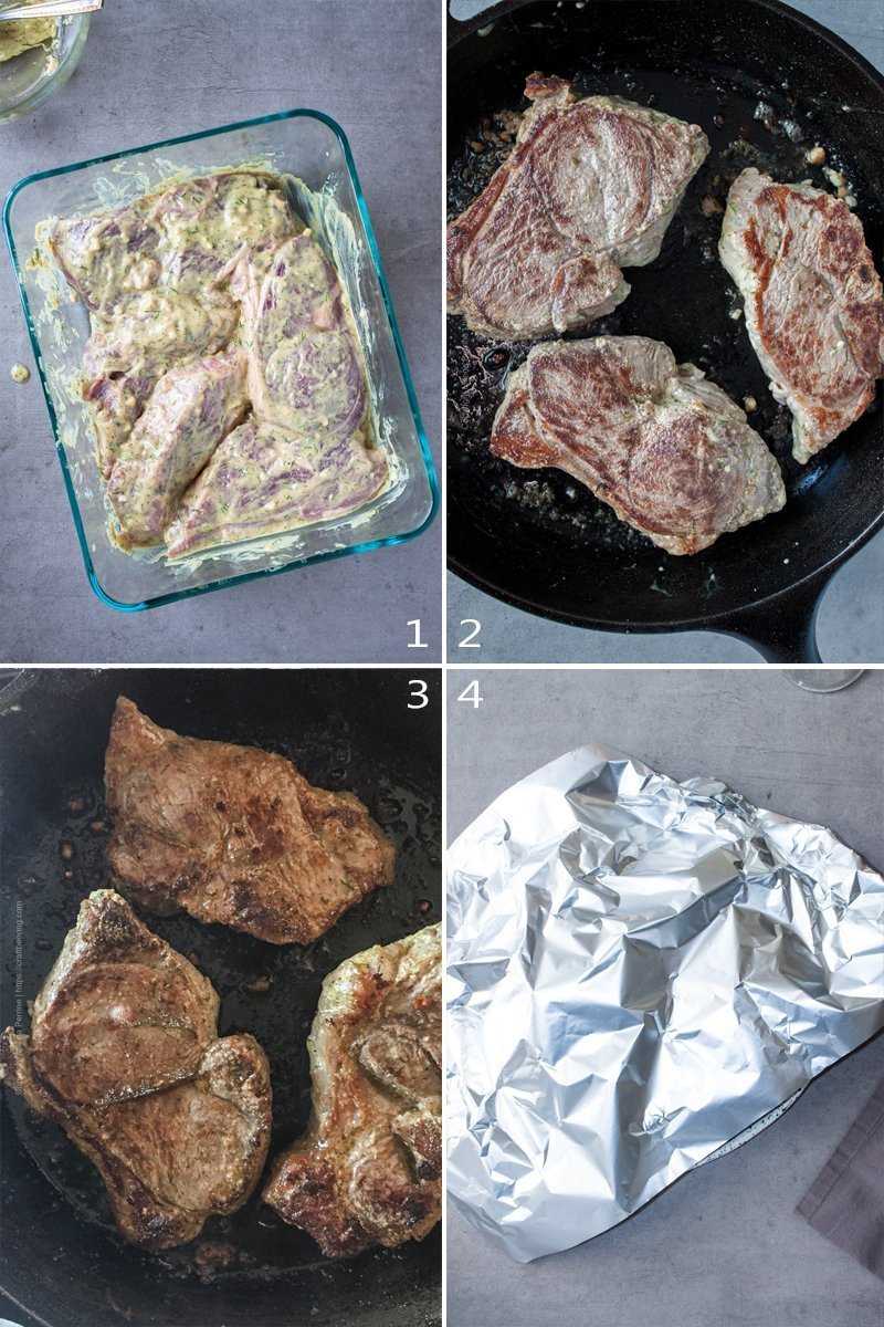 How to cook lamb chops in oven - step by step