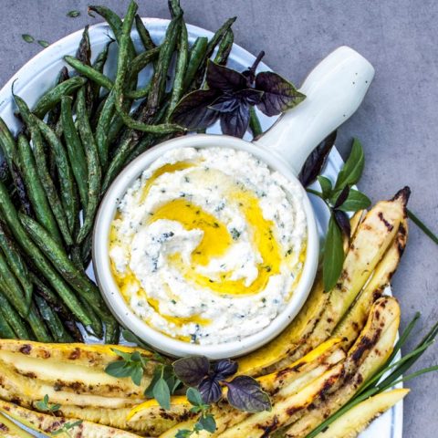 Ricotta Dip with Herbs & Olive Oil