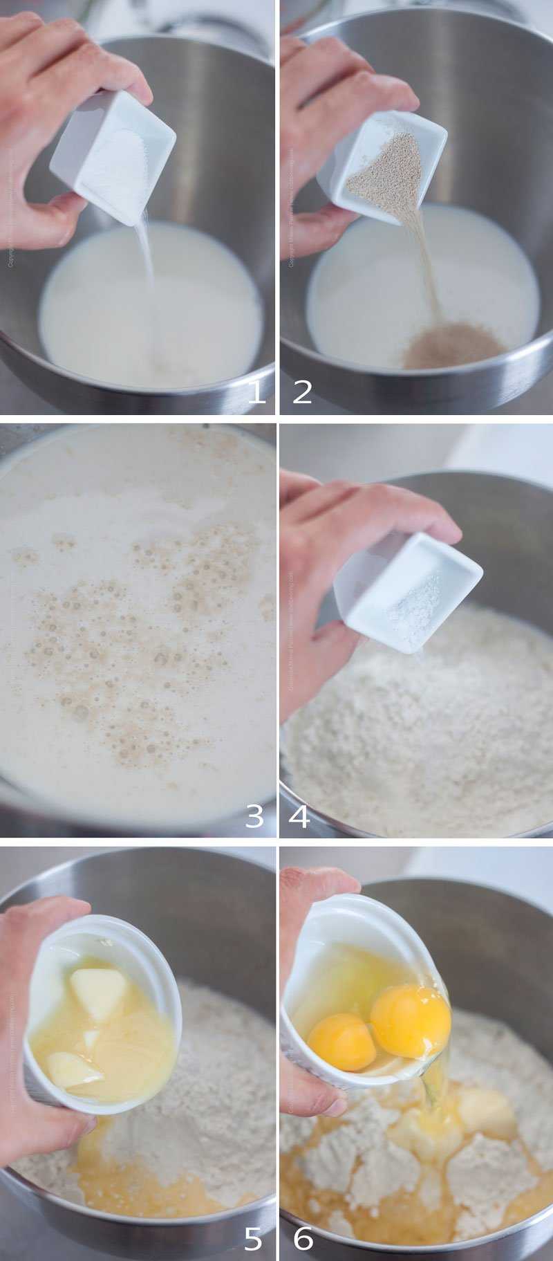 How to make dough for Bavarian donuts part 1