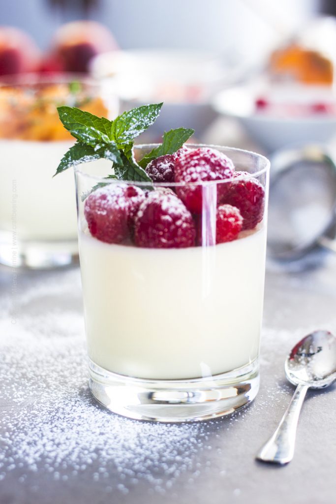 Bavarian Cream with berries