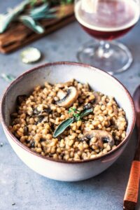 Orzotto with Mushrooms & Doppelbock