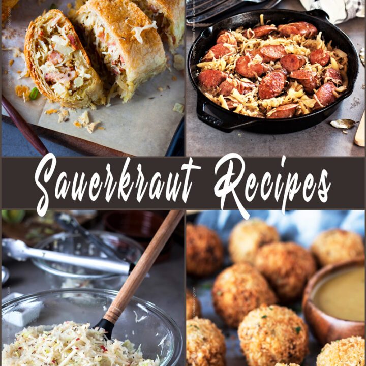Sauerkraut recipes - how to cook with sauerkraut, multiple ways to enjoy it.