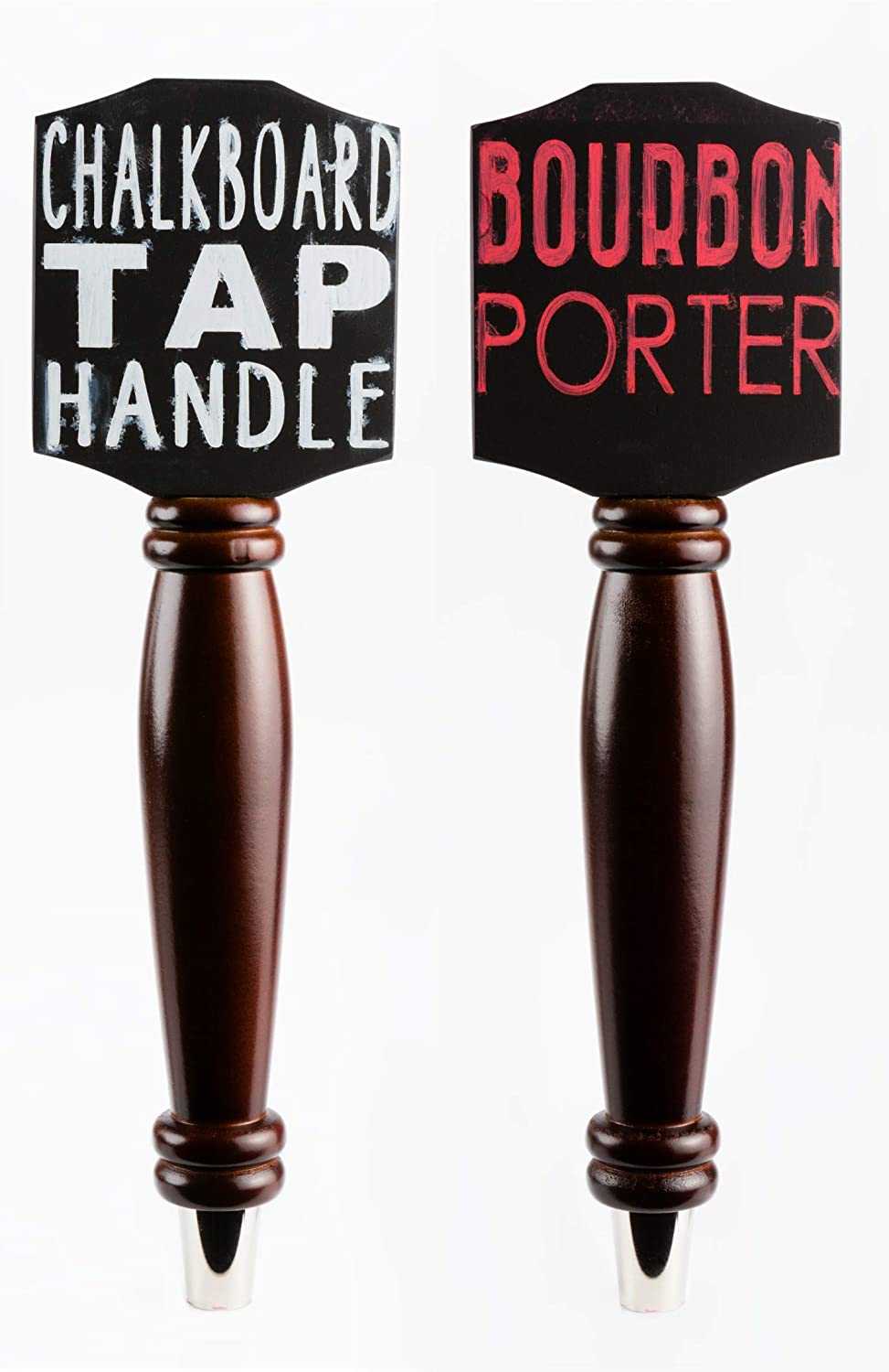 Chalk board tap handles are great to gift to any beer lover with a home kegerator.