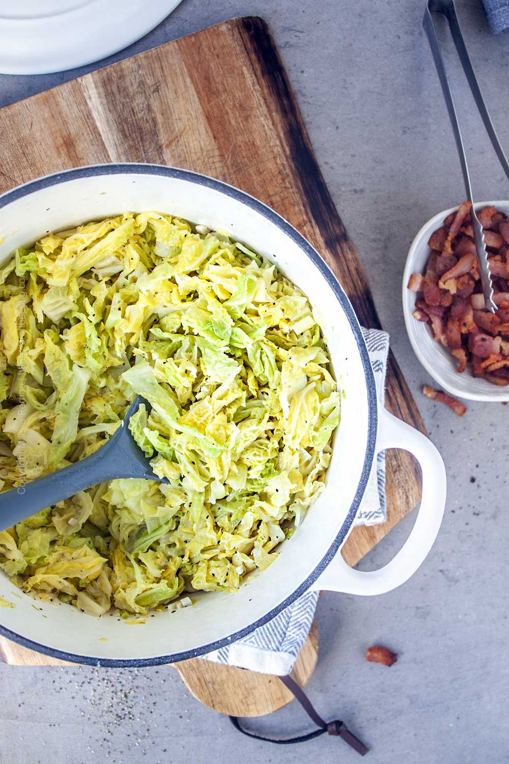 Buttered Savoy Cabbage