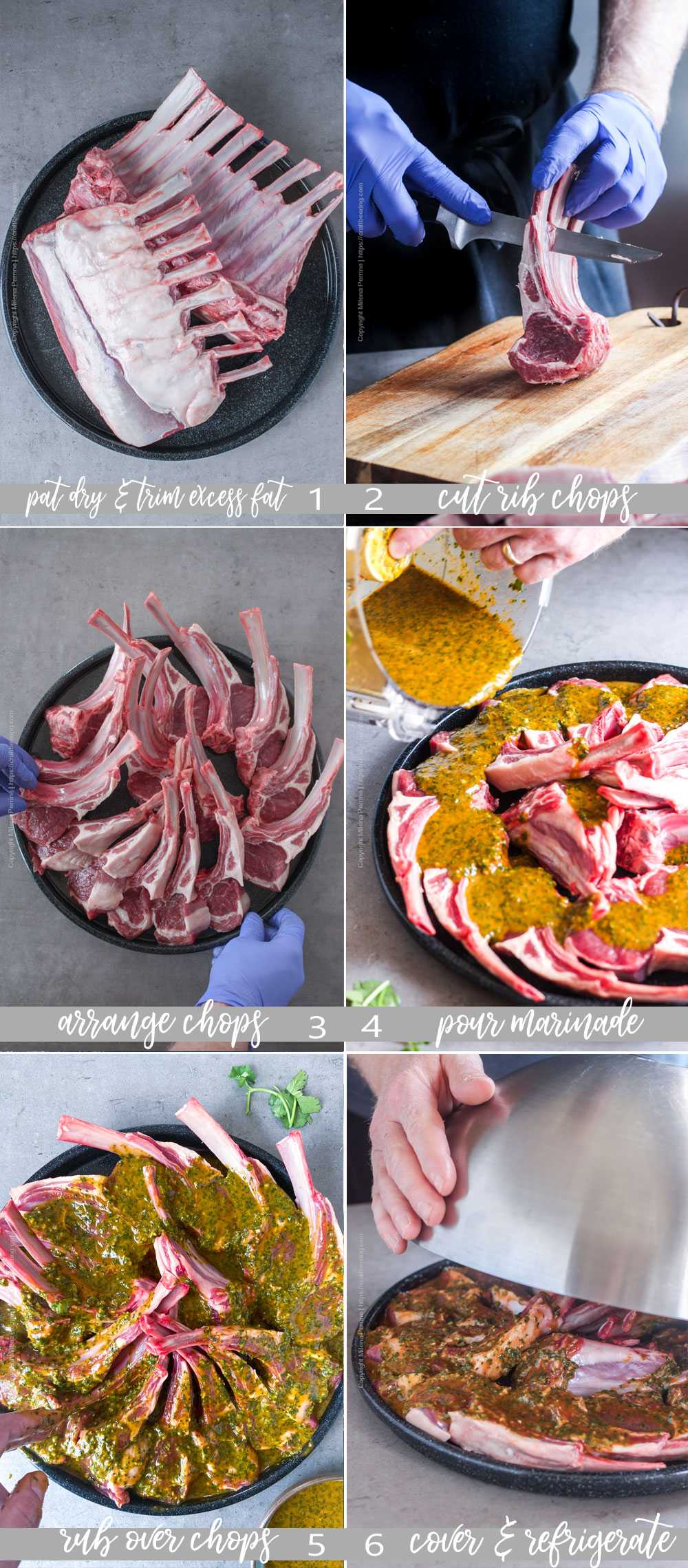 How to pan sear or grill lamb lollipops.