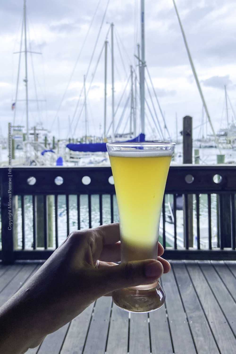 Wheat ale at Waterfront Brewery in Key West
