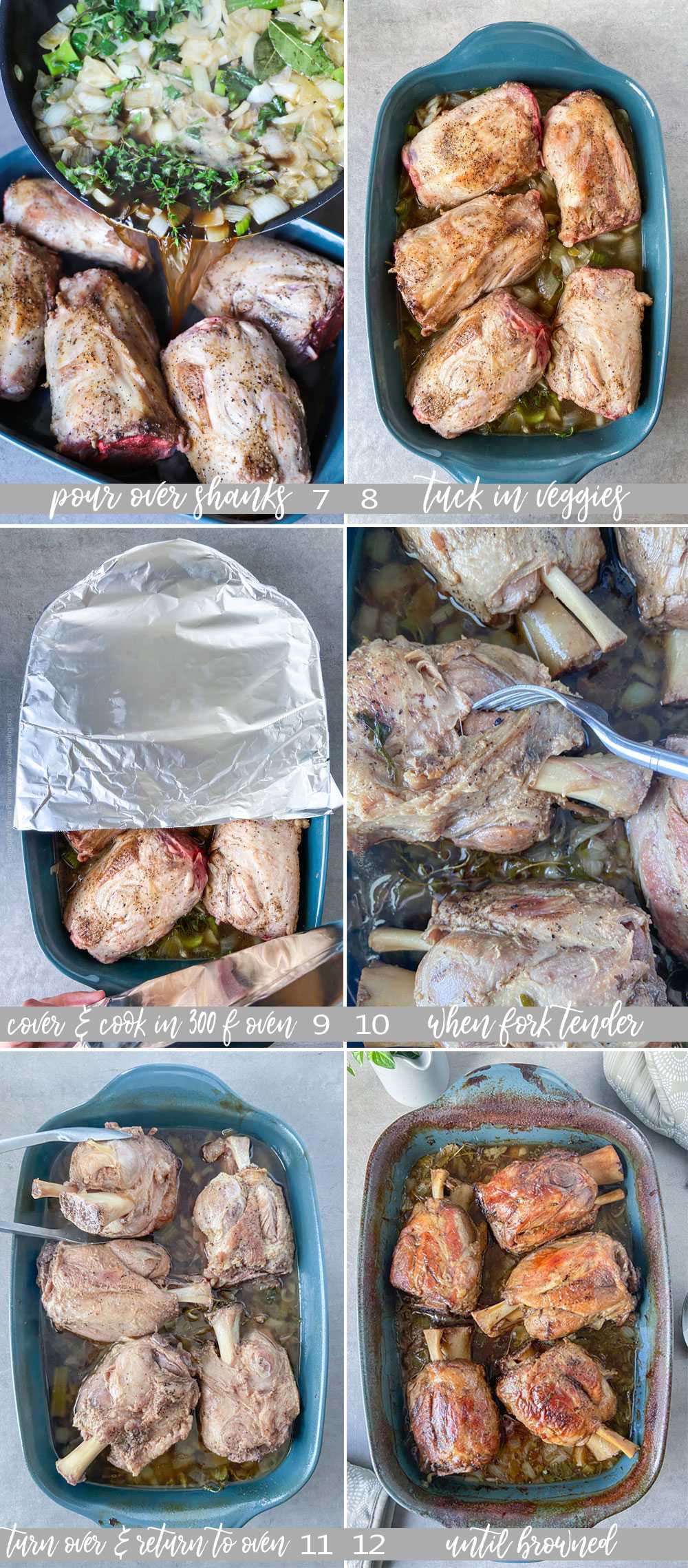 How to braise pork shank in the oven - step by step - part 2