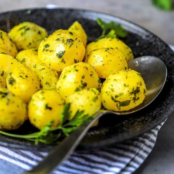 German Boiled Potatoes with Butter & Parsley