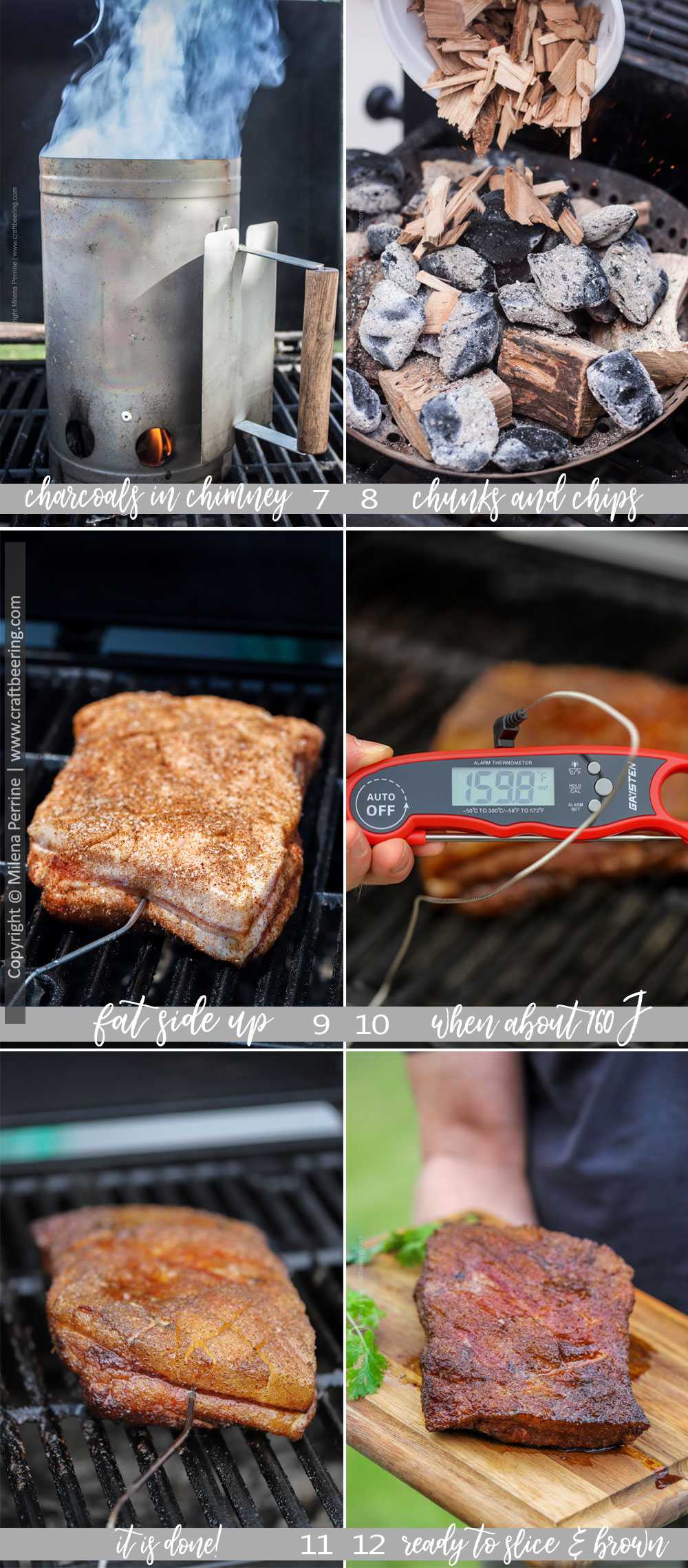 Step by step how to smoked pork belly - from setting up the smoker to the correct temperature to pull it at the end. 