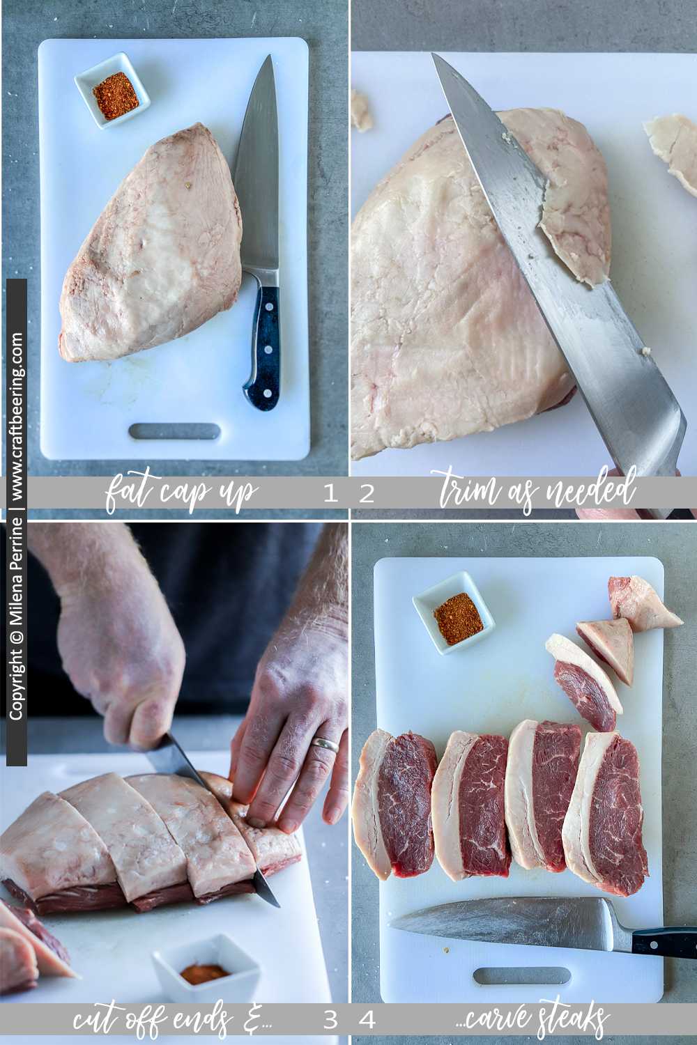 How to butcher coulotte steak. 