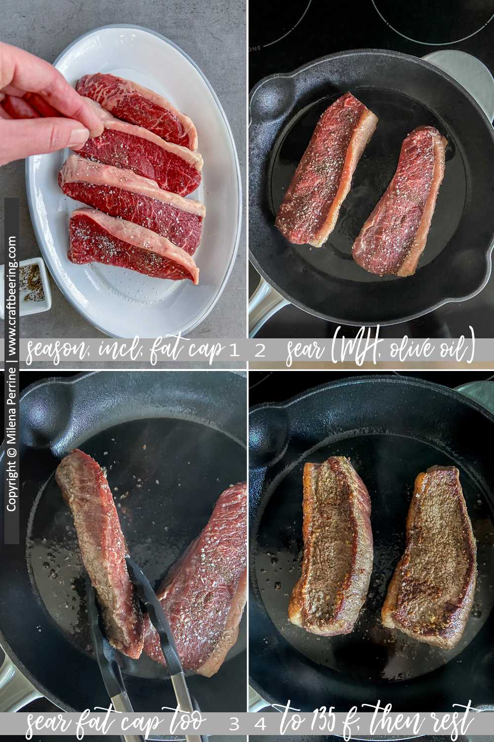 How to pan sear coulotte sirloin cap steak