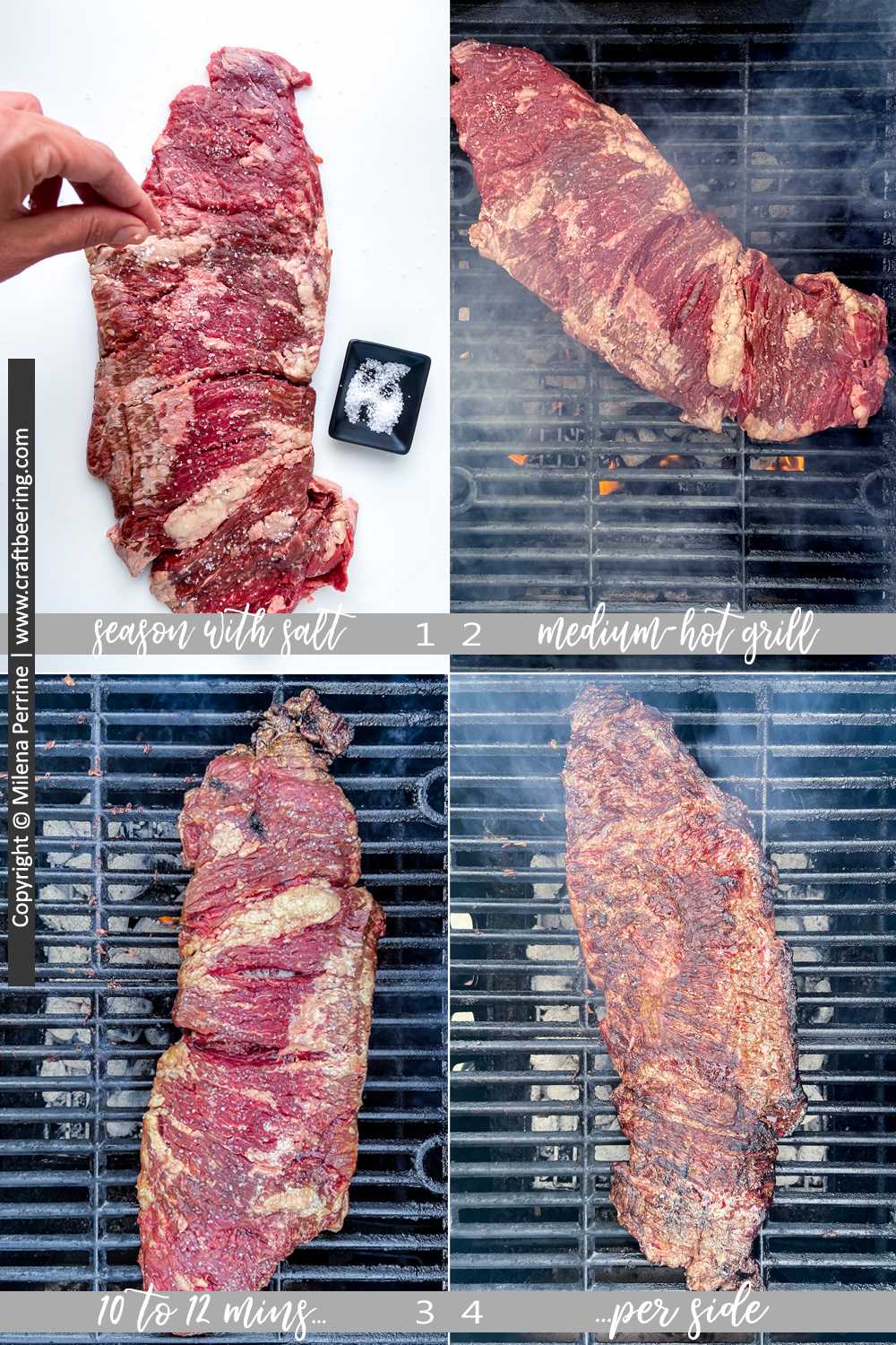 How to cook a bavette on the grill, part 1