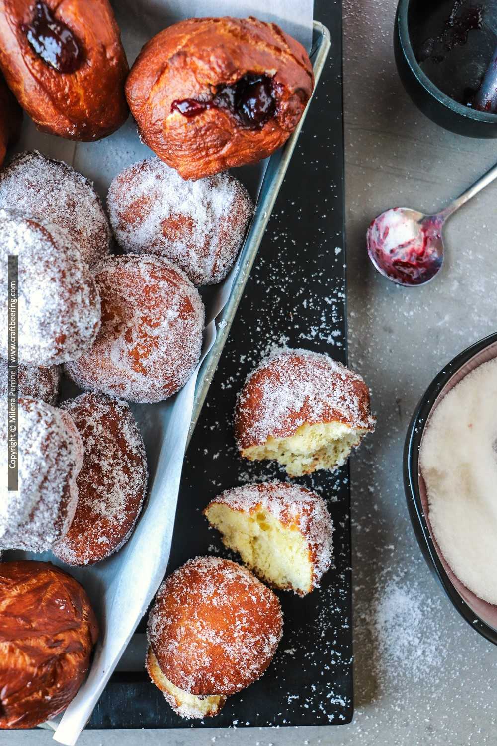 Malasada donuts - sugar rolled, Leonards bakery style or with filling