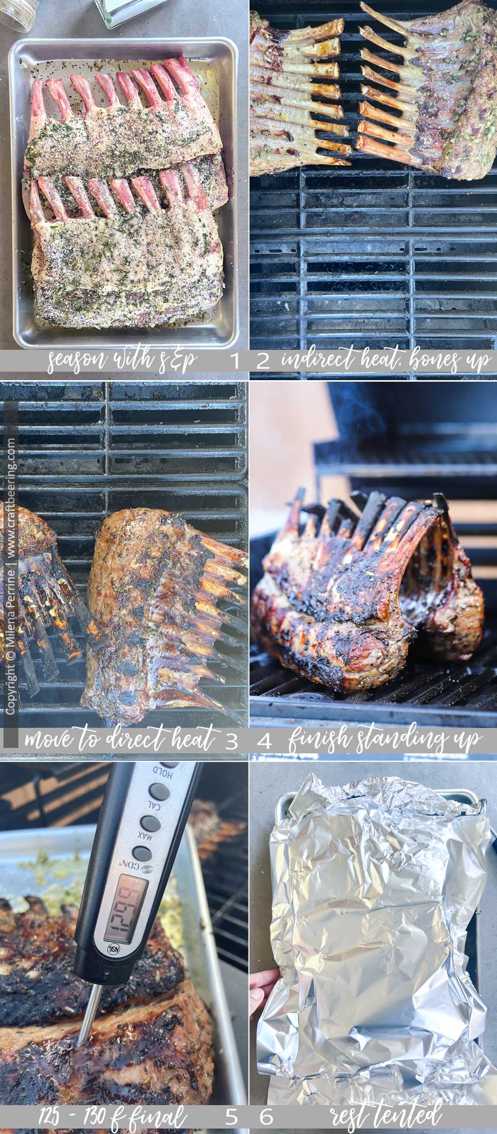 How to grill rack of lamb 