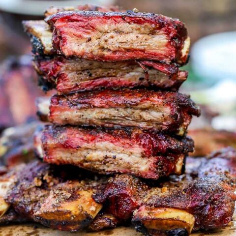 Smoked Beef Back Ribs with Hoisin BBQ Sauce