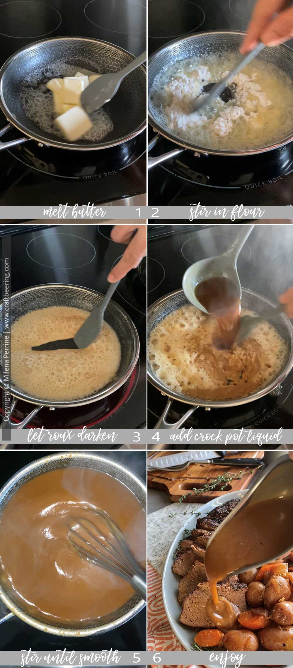 How to make gravy for tri tip crock pot