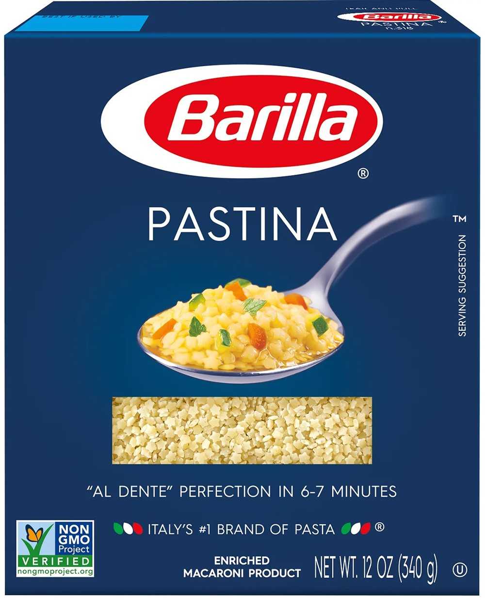 Little stars - box of Barilla pastina