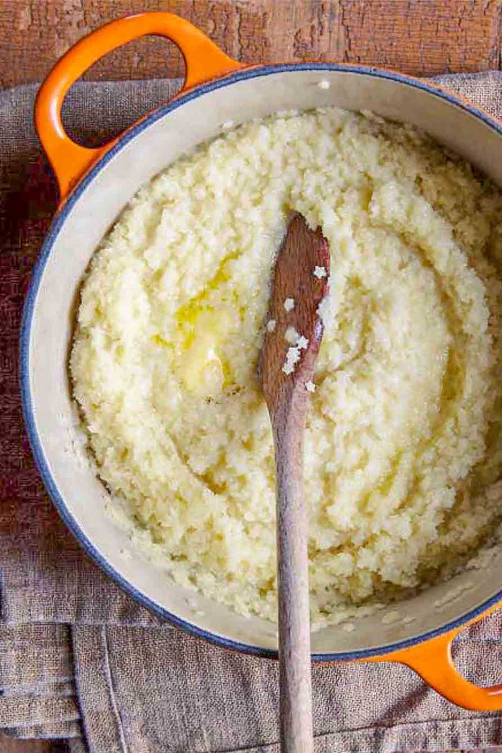 Pastina with butter and milk