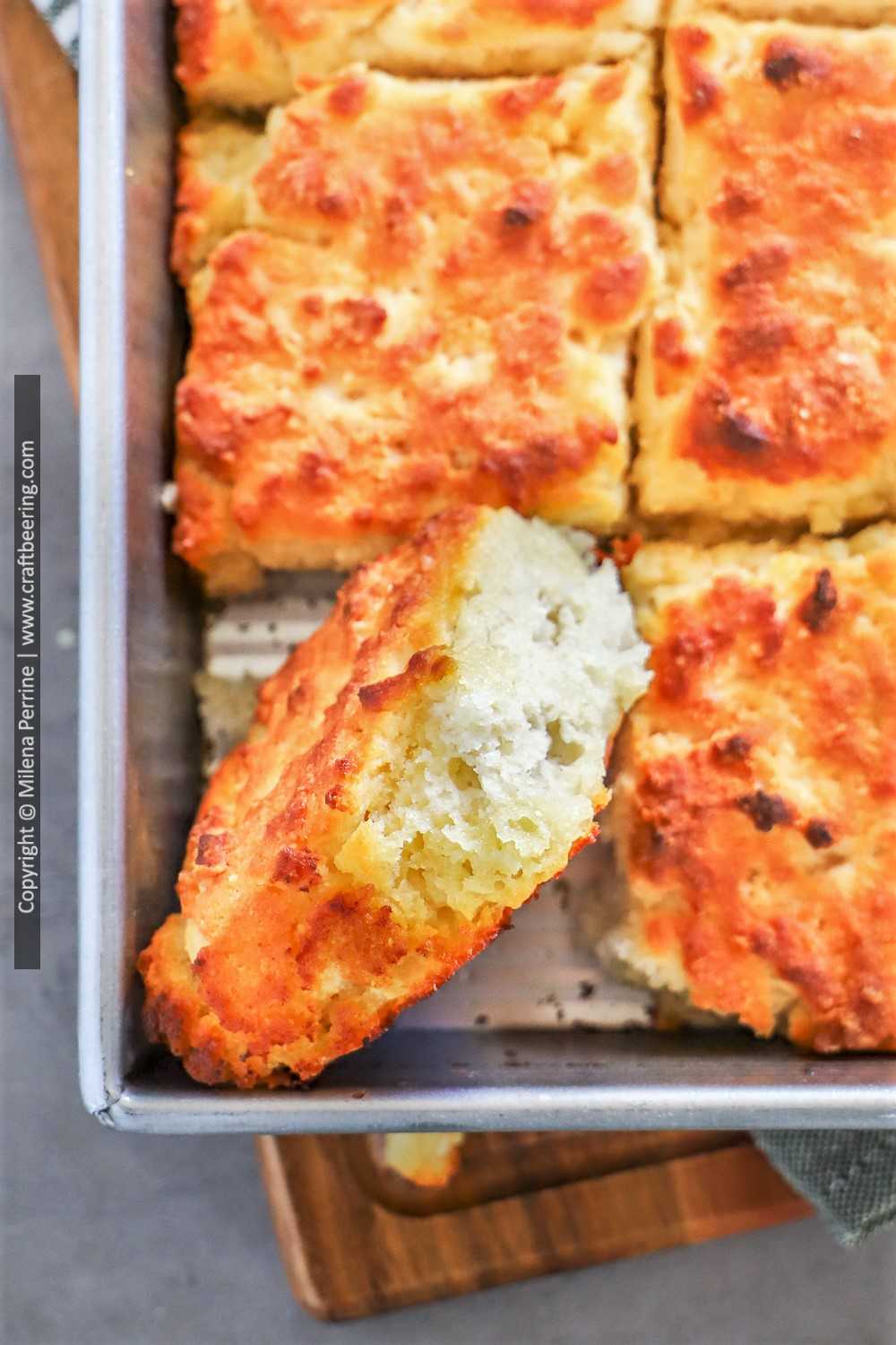 Moist and buttery butter dip biscuits
