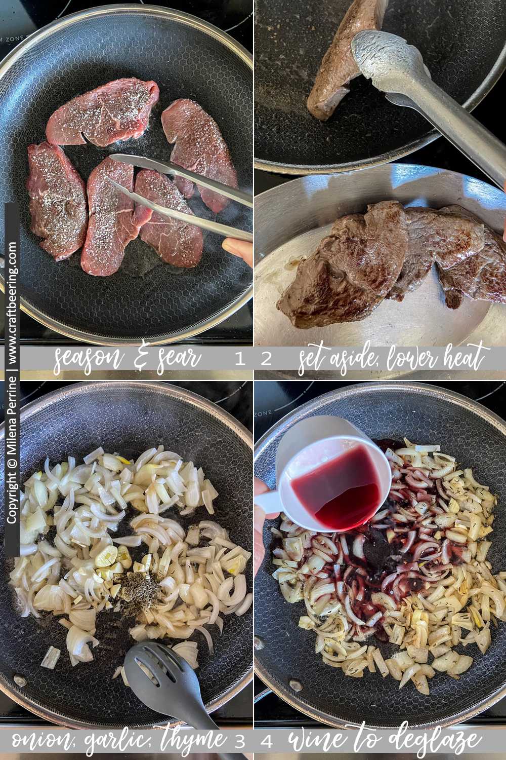 Step-by-step pictures to cook mock tender steak 1. 