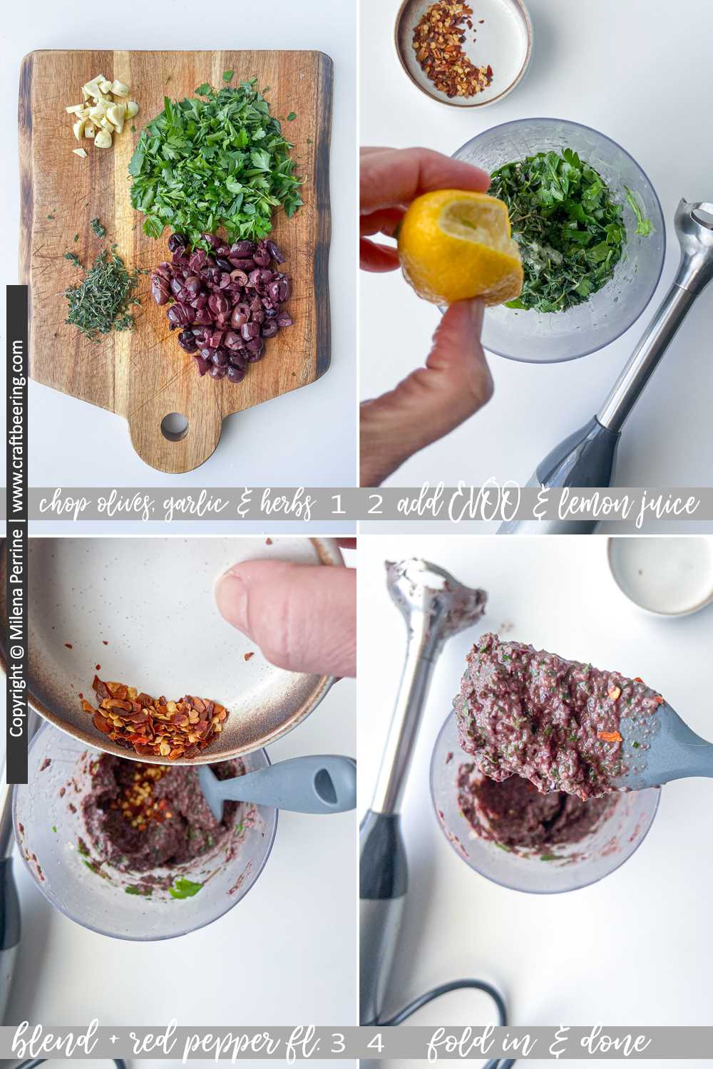 How to make a paste to brush on top of roasted lamb breast.